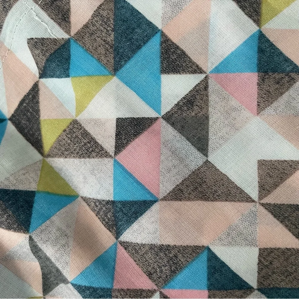 Room Service Gray Geometric Multi-Color Robe Size Small/Medium - Picture 2 of 7